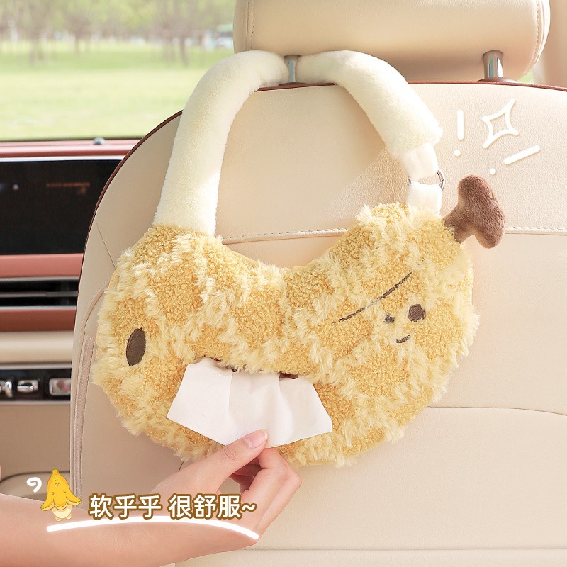 Interior Design Type - Car Tissue Box Hanging Type Cartoon