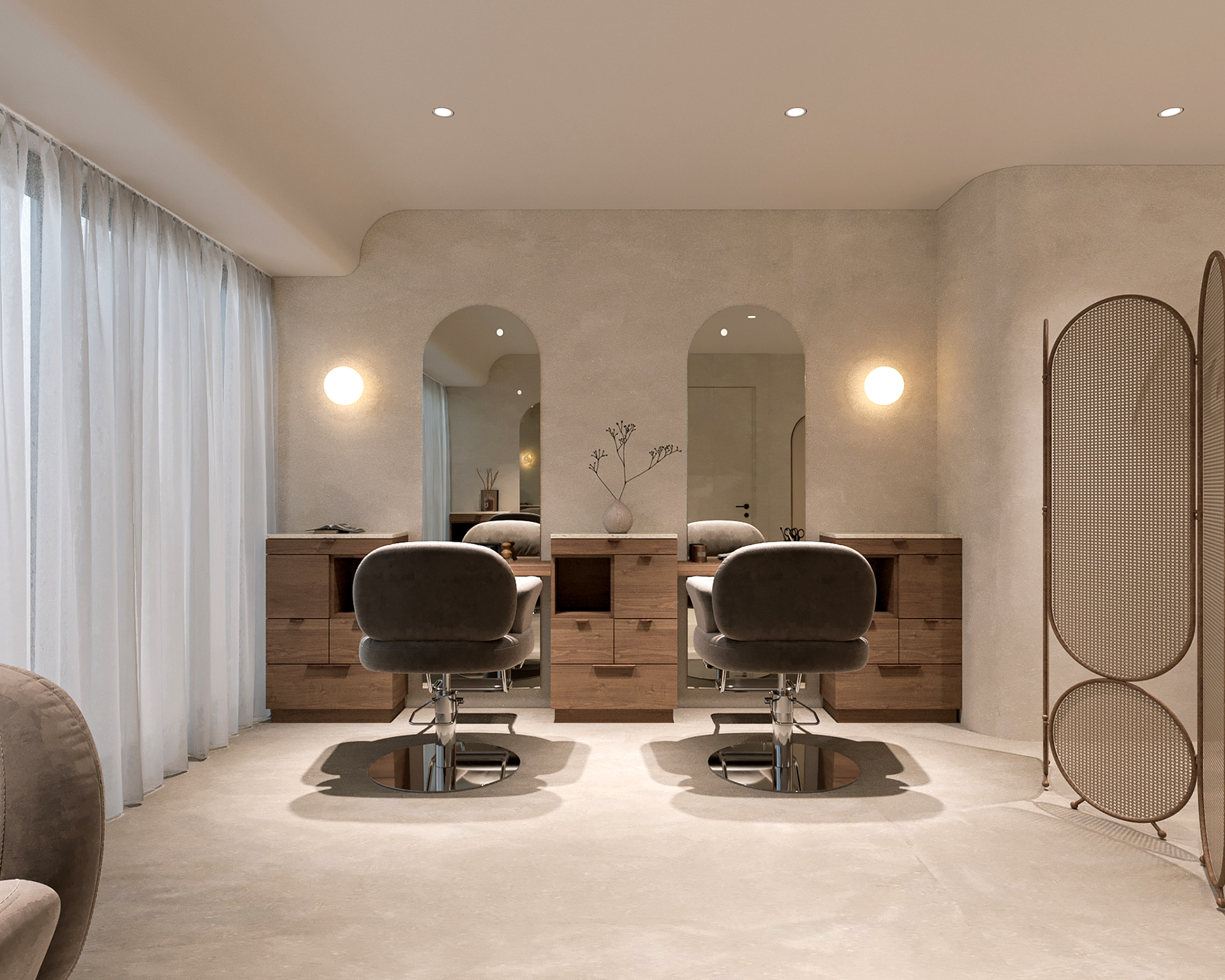 High-end nail salon furniture, - Interior Design Nail Salon recensione e prezzo