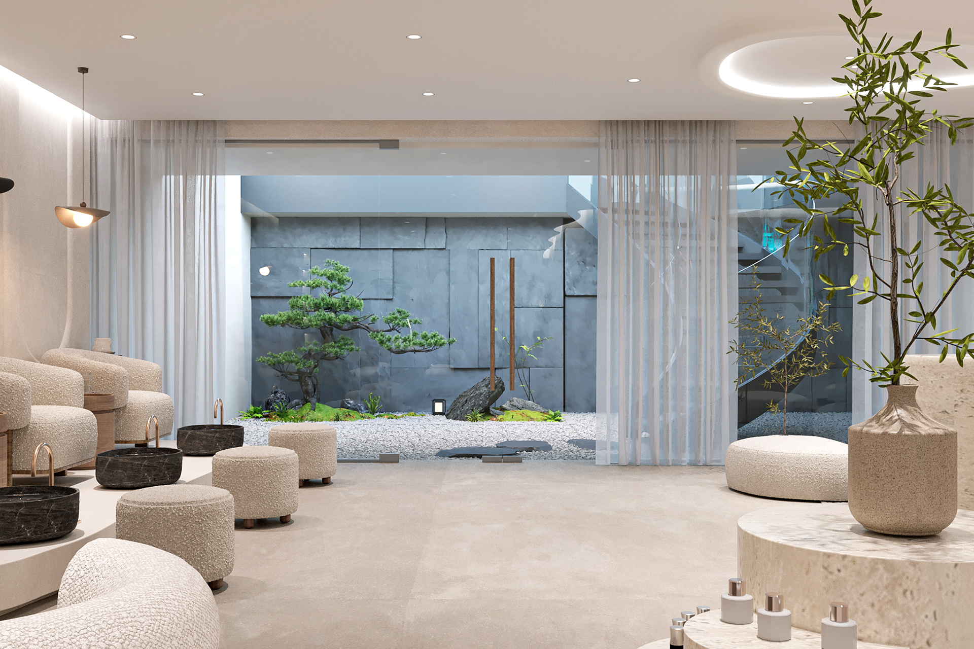 High-end nail salon furniture, - Interior Design Nail Salon recensione e prezzo