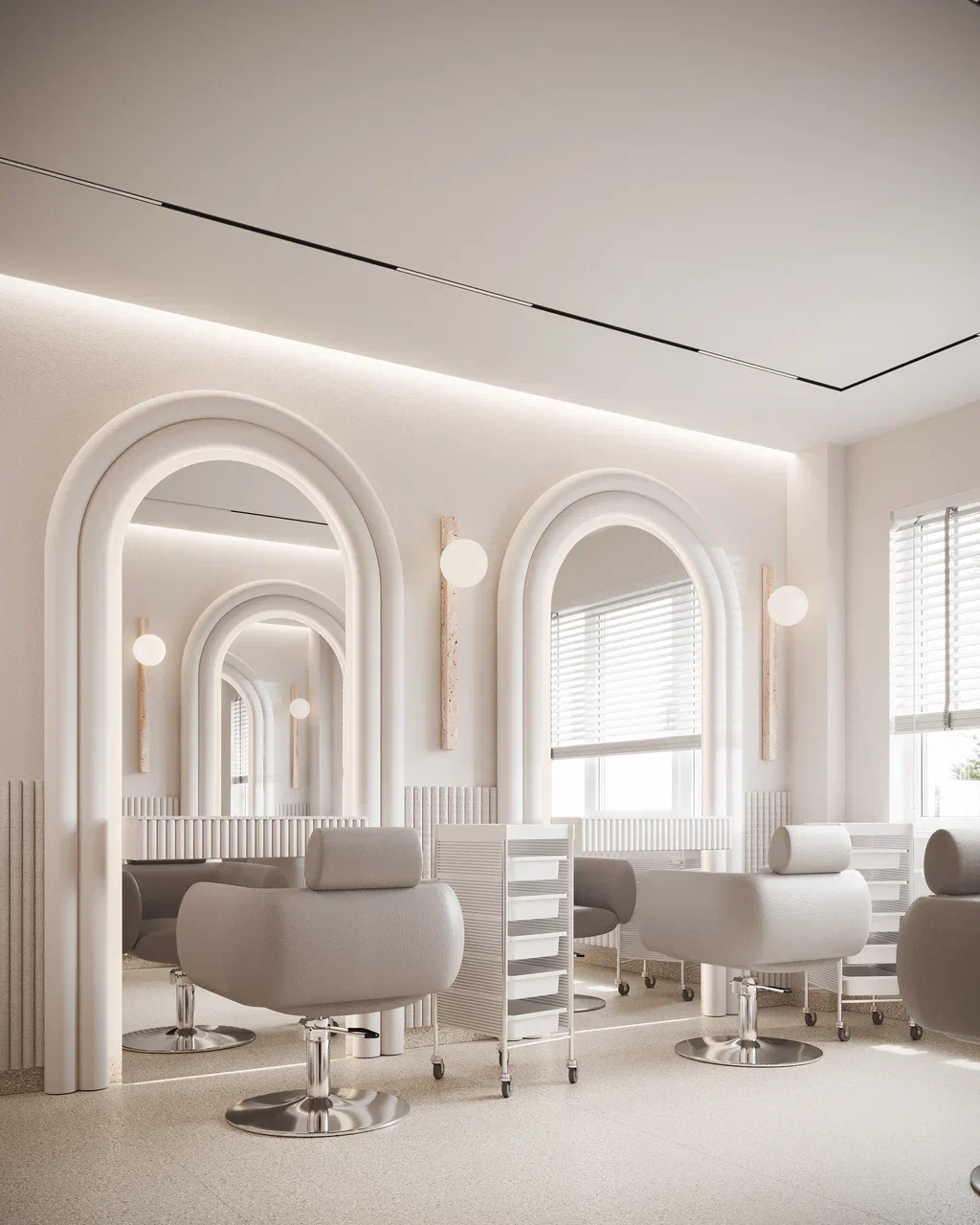 Beauty Salon Store Furniture N - Interior Design Nail Salon recensione e prezzo