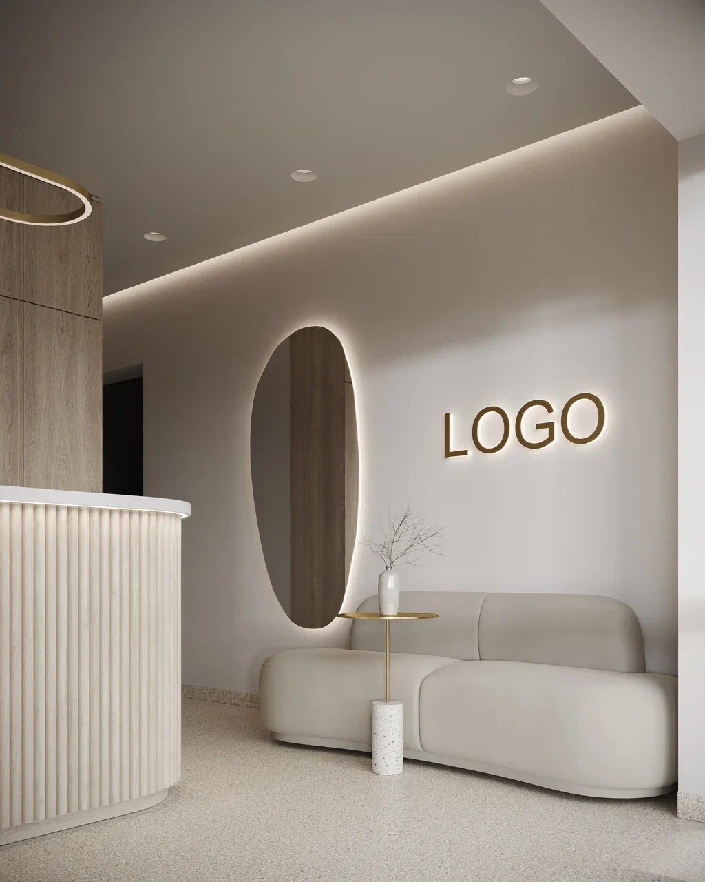 Beauty Salon Store Furniture N - Interior Design Nail Salon recensione e prezzo