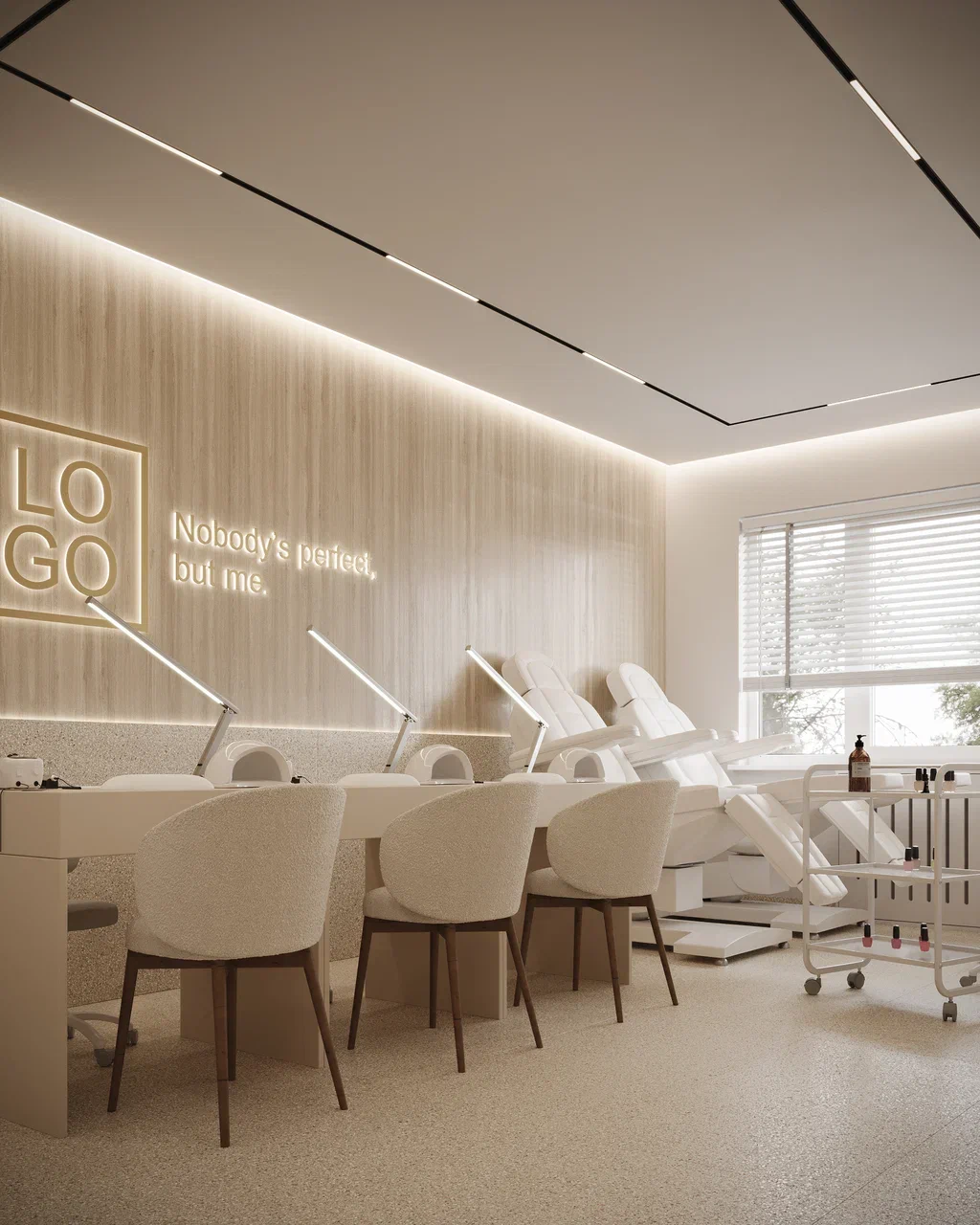 Beauty Salon Store Furniture N - Interior Design Nail Salon recensione e prezzo