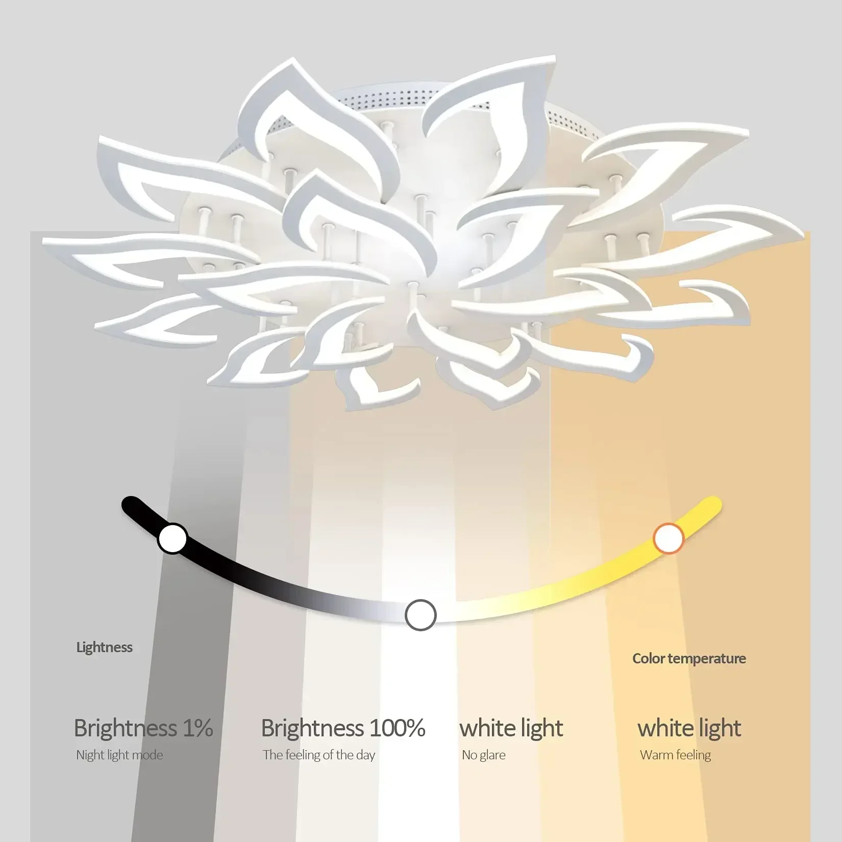 Designer LED Petal Chandelier  - Interior Design Remote recensione e prezzo