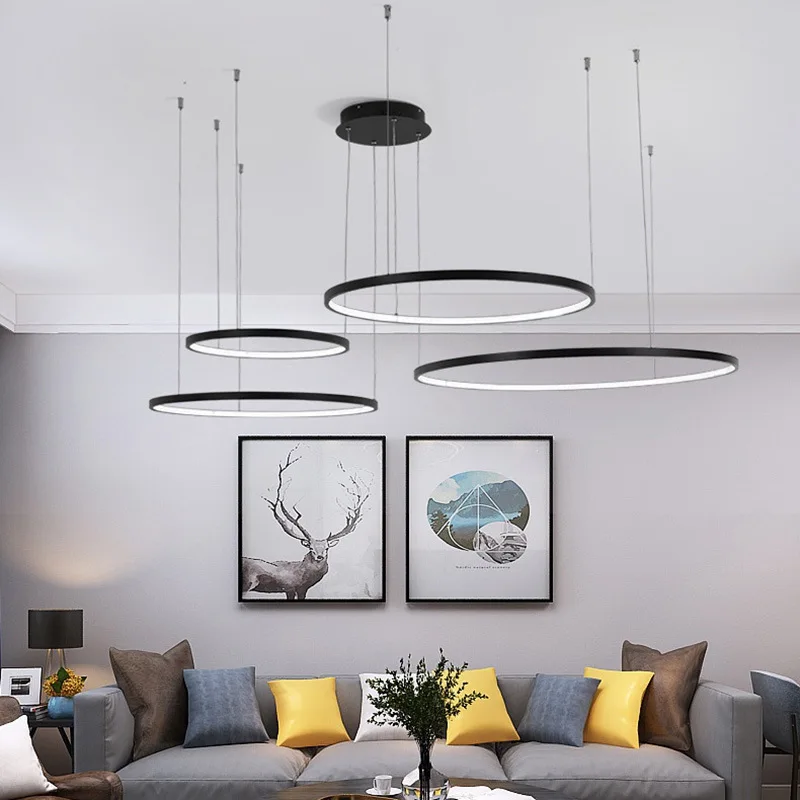 Modern Circle Rings LED Chande - Engineering And Interior Design recensione e prezzo
