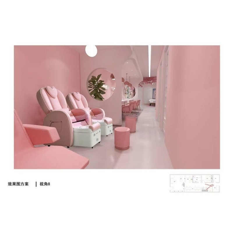 Custom Modern Commercial Furni - Interior Design Nail Salon recensione e prezzo