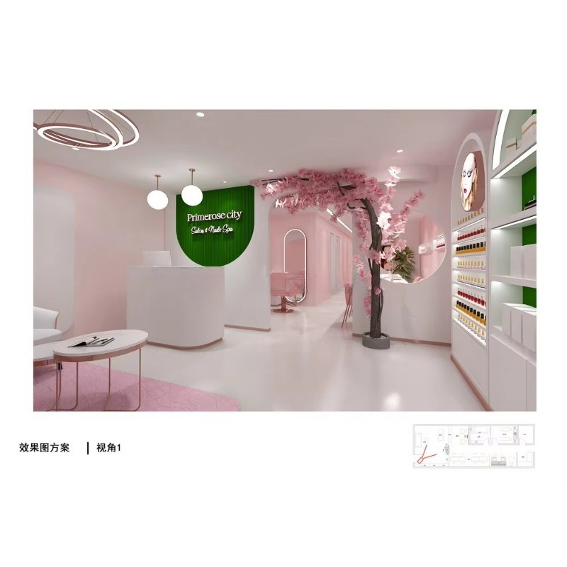 Custom Modern Commercial Furni - Interior Design Nail Salon recensione e prezzo
