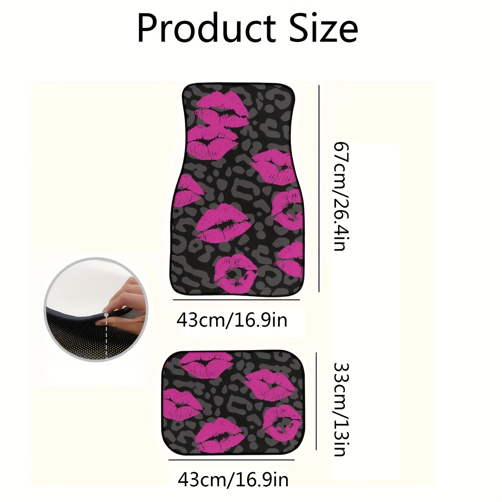 A Set of Four Car Mats Suitabl - Interior Design Type recensione e prezzo