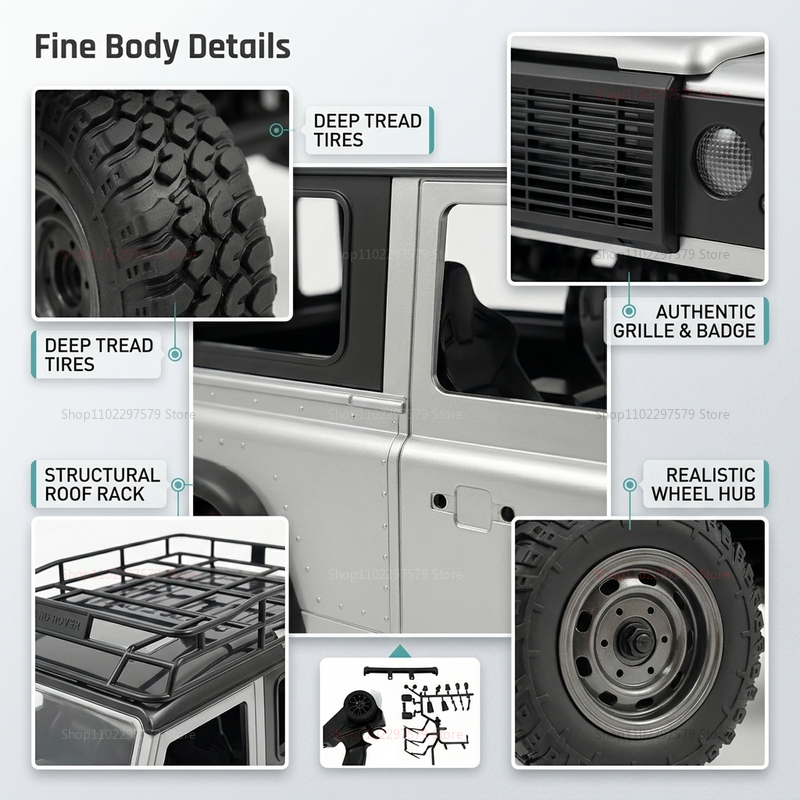 1/12 4WD RC Crawler MN98 MN99s - Interior Design Remote recensione e prezzo