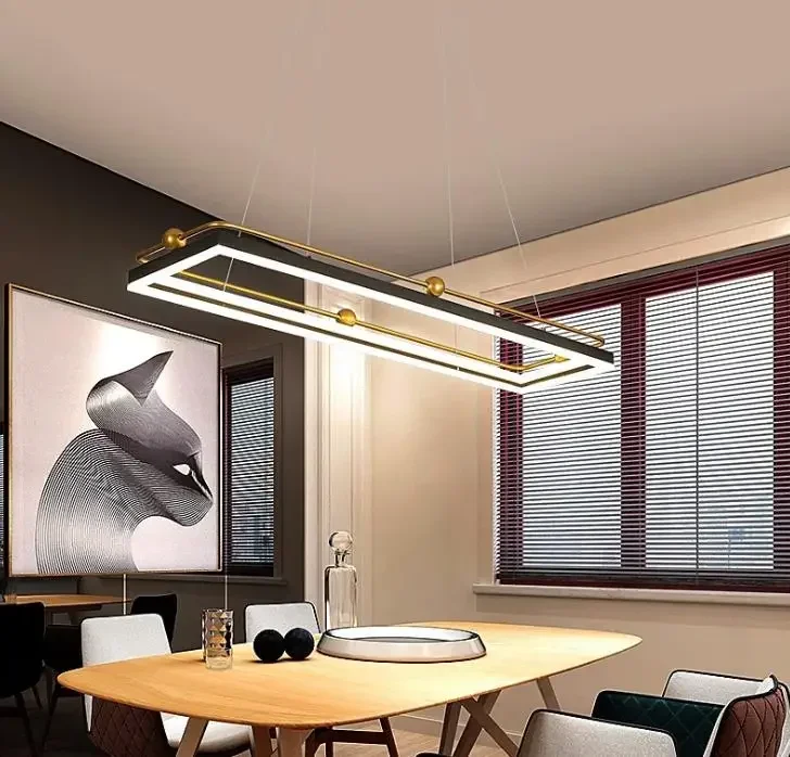 Modern led chandelier circle l - Engineering And Interior Design recensione e prezzo