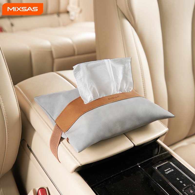 MIXSAS Car Tissue Box PU Faux  - Interior Design Type recensione e prezzo