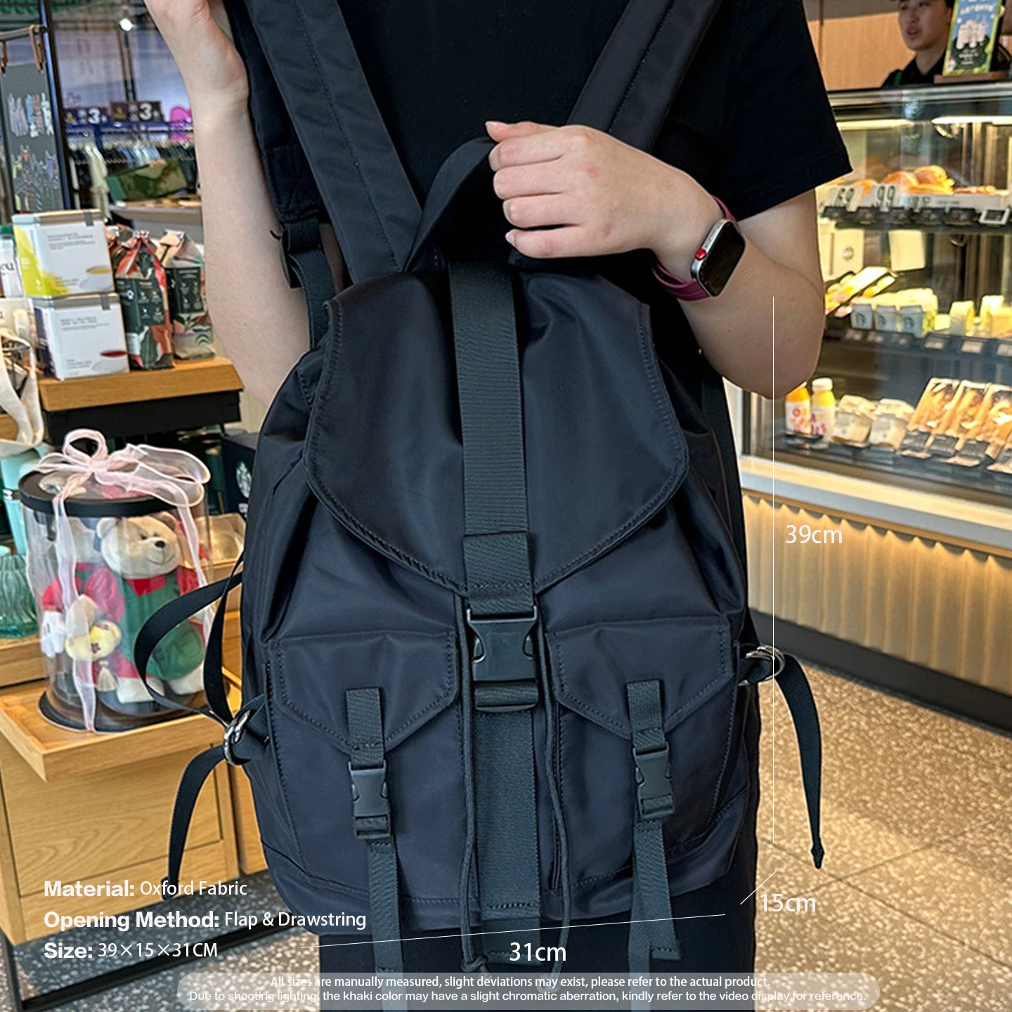 Large Capacity Solid Color Bac - Interior Design University recensione e prezzo